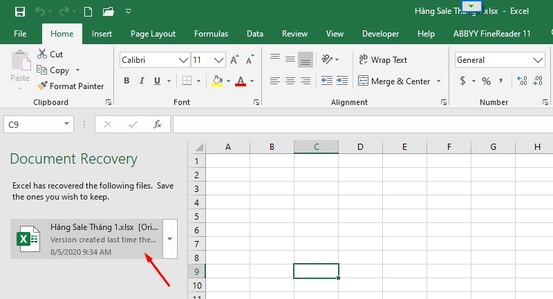 Cách lưu trữ và chia sẻ bảng tính Excel 11