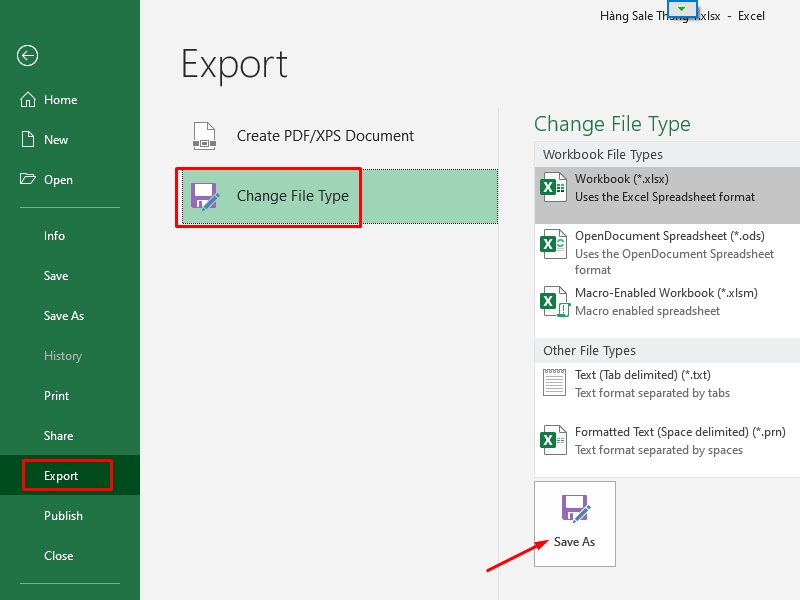 Cách lưu trữ và chia sẻ bảng tính Excel 18